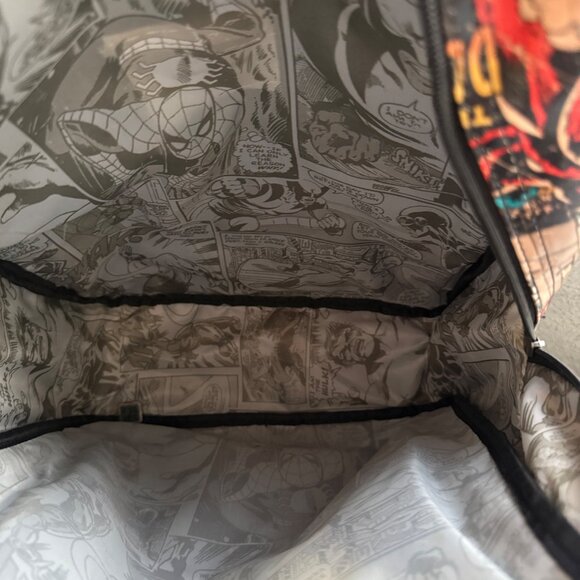 Marvel Comics X-Men Backpack With Comic Print Design - Picture 9 of 10